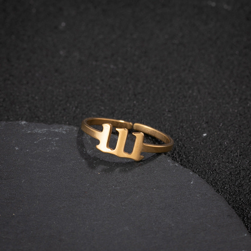 Venta al por mayor Anillos ajustables digitales de acero inoxidable